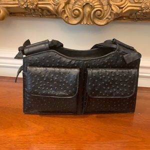 Hand made real ostrich skin purse